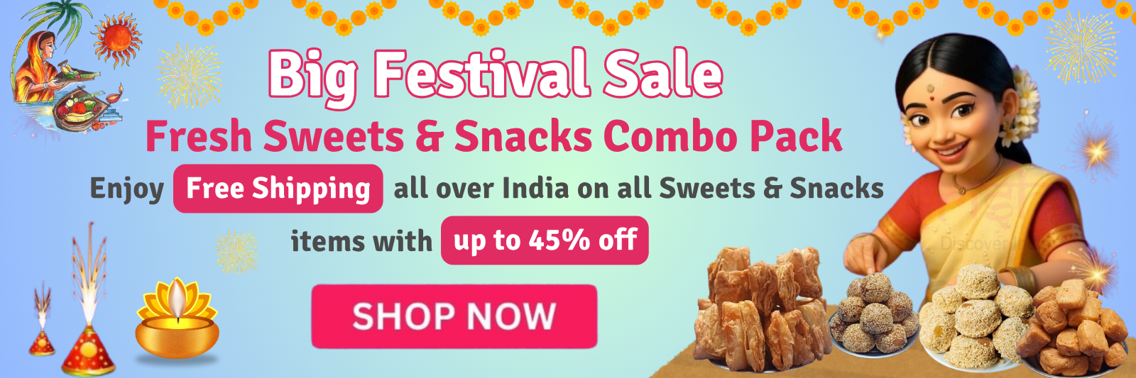 Fresh Sweets & Snacks Combo Pack