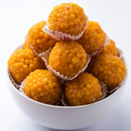 Shudh Ghee Boondi Laddu | bundi Ladoo | Manner laddu | shudh ghee boondi laddu mota dana from bihar (1 kg pack)