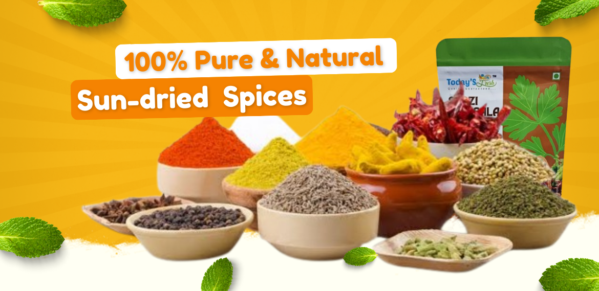 100% pure and natural spices