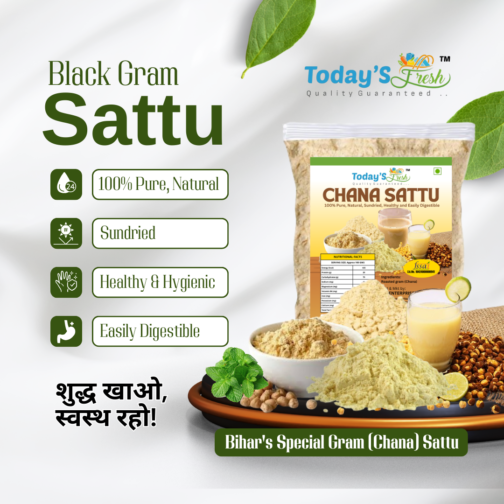 Today's fresh black gram sattu