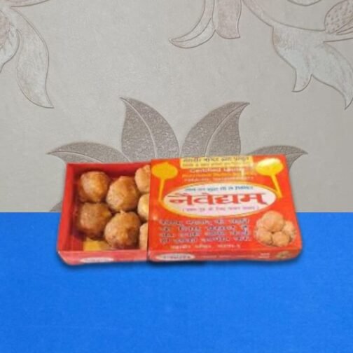 Mahavir Mandir Naivedyam World Famous Hanuman Mandir Desi Ghee Besan Naivedyam Laddu – Sacred Prasad with Divine Taste