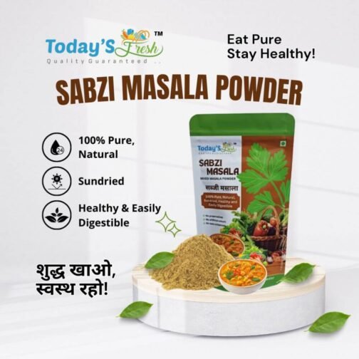 Today's Fresh Bihar's Special Sabji Masala Powder 100% Pure and Desi Sabzi Masala