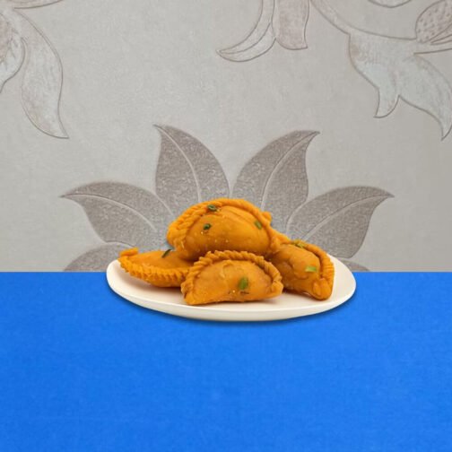 Today's Fresh Khoya Gujiya Sweet/Ghee Pedakiya | Khowa Karanji | Chandrakala Sweet Holi Sweets