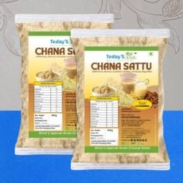Today’s Fresh Authentic Black Gram Sattu | 100% Natural and Gluten Free Bihari Superfood Rosted Chana Sattu with Fibers