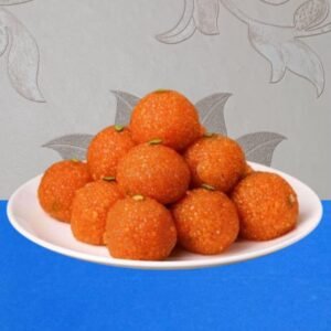 Today's Fresh Premium Handcrafted Motichur Laddu Bundi Motichoor Ladoo Authentic Traditional Indian Sweets