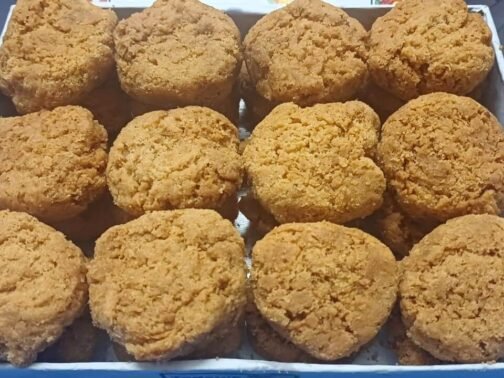 Today’s Fresh (Refine) Crispy Khajur / Thekua | Bihari Thekua | Khajuriya Food of Bihar