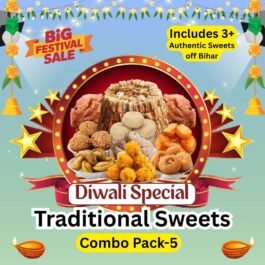 Today’s Fresh Diwali Special Traditional Sweets Combo Pack 5 | Anarsa and Khoya khubi lai Combo – Big Festival Sale