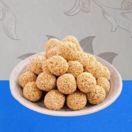 Today’s Fresh Til (Sesame) Laddu – Pure Jaggery Sweet | White Sesame Sheeds Jaggery Laddu | Winter Special Energy Snack