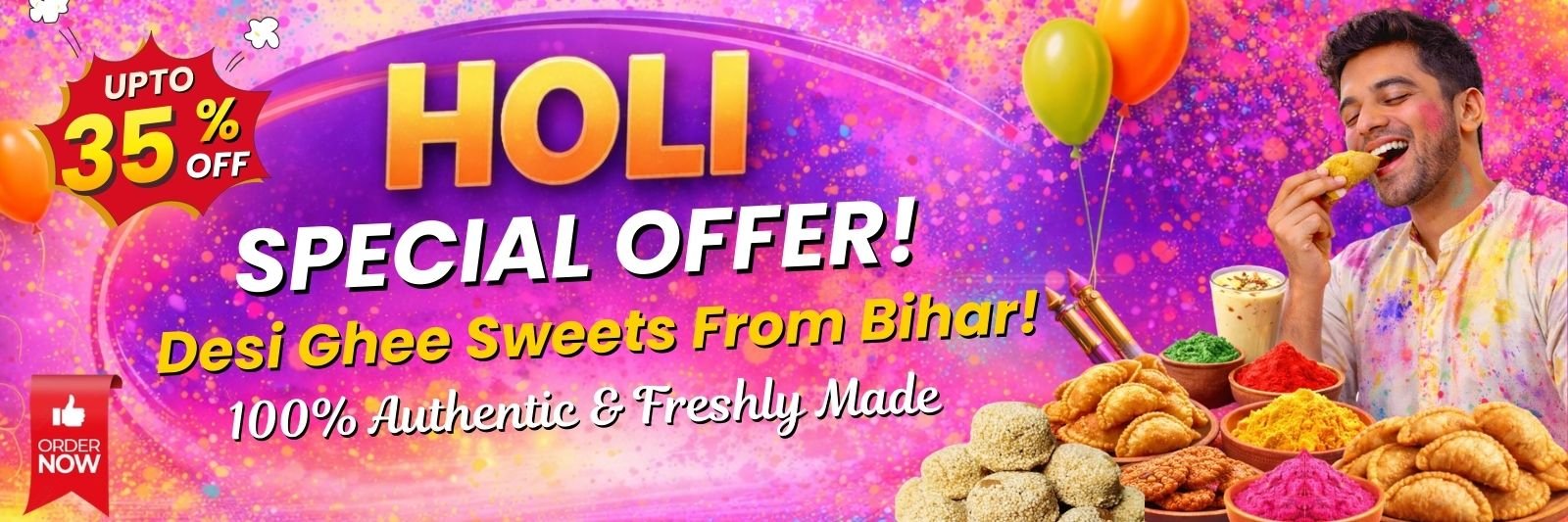 Todays Fresh Holi special offer