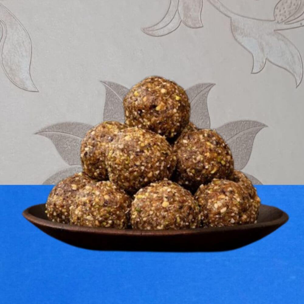 Todays Fresh tisi ghee jaggery laddu