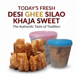 Today’s Fresh (Desi Ghee) Silao Khaja Sweet | Crispy and Traditional Sweet Khaja | Flaky Khaja Mithai Bihar Famous Sweet