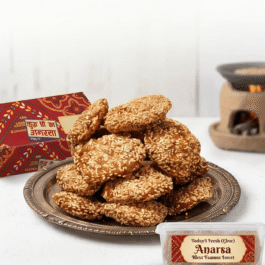 Today’s Fresh (Ghee) Anarsa Bihar Famous Sweets | Anarsa Mithai | Anarsha | Ariselu | Anarse | Anarasa | Anarsa Sweet