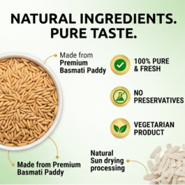 Today’s Fresh Bhagalpuri Maalbhog Basmati Chura / Poha | Pure Desi, Fresh, & Tastey Basmati Poha / Chivda (2 kg)