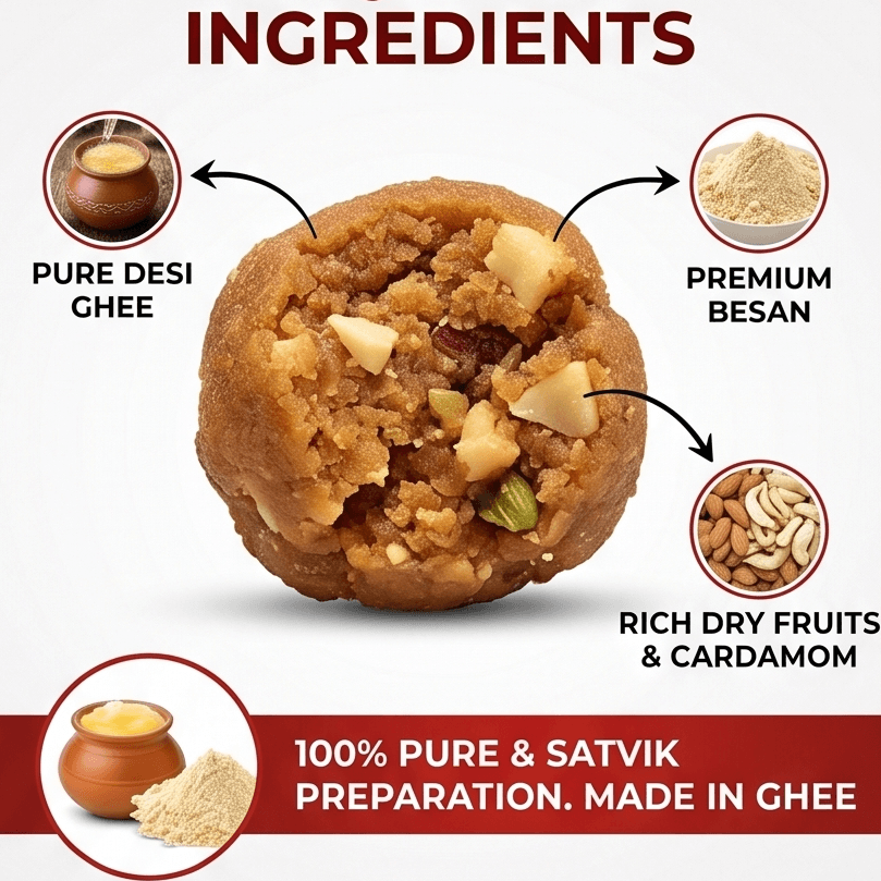 Today's Fresh Naivedyam Laddu 11