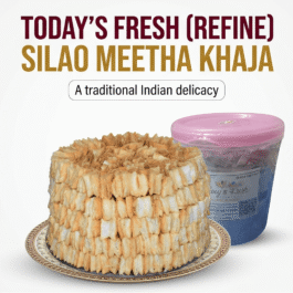 Today’s Fresh (Refine) Silao Meetha Khaja | Crispy and Traditional Sweet Khaja | Flaky Khaja Mithai Bihar Famous Sweet