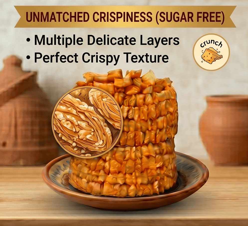 Today's Fresh Sugar Free Ghee Silao khaja 11