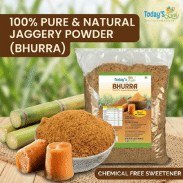 Today’s Fresh Bhurra – 100% Pure & Natural Jaggery Powder | Natural Sweetener | Gur Powder | Chemical Free
