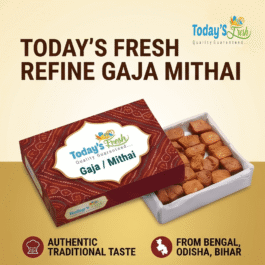 Today’s Fresh (Refine) Gaja Mithai | Bengal, Odisha & Bihar Famous Gaja Sweets | Bihar Traditional Golden Aroma Goja