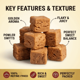 Today’s Fresh (Refine) Gaja Mithai | Bengal, Odisha & Bihar Famous Gaja Sweets | Bihar Traditional Golden Aroma Goja