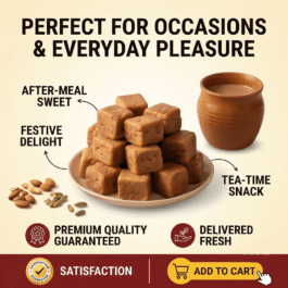 Today’s Fresh (Refine) Gaja Mithai | Bengal, Odisha & Bihar Famous Gaja Sweets | Bihar Traditional Golden Aroma Goja