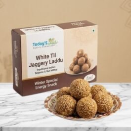 Today’s Fresh Til (Sesame) Laddu – Pure Jaggery Sweet | White Sesame Sheeds Jaggery Laddu | Winter Special Energy Snack