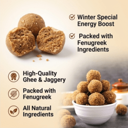 Today’s Fresh Methi Ghee Jaggery Laddu | Healthy Indian Fenugreek Seeds Mithai, Winter Special Energy Laddu