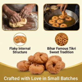 Today’s Fresh Sugar Free Ghee Balushahi | Traditional Sweets Makhan Bada | Badusha Sweet | Bihar Famous Tikri Sweet