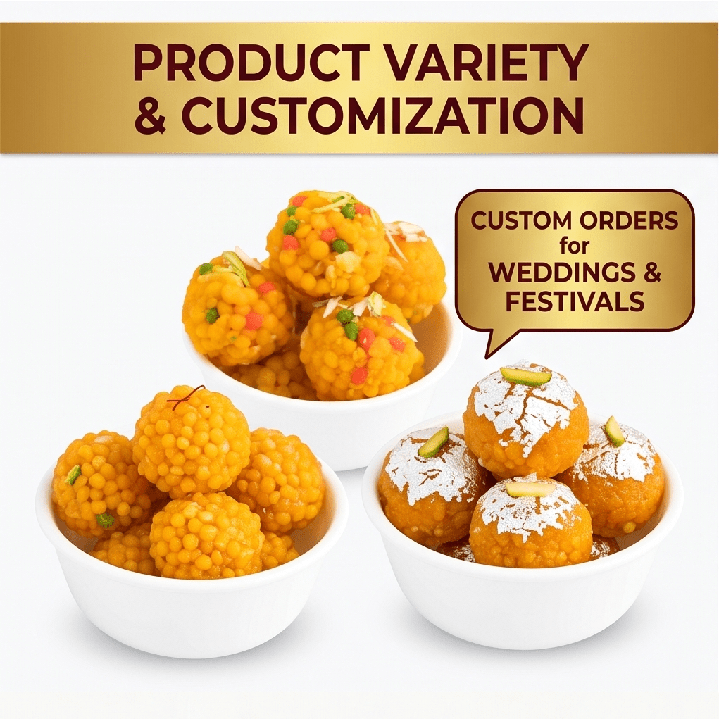 Today's Fresh (Ghee) Boondi Laddu Maheen Dana | Authentic Premium Quality Boondi Laddoo | Shadi Special Manner Laddoos - Image 8