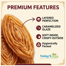 Today’s Fresh Authentic Khaja / Puri Khaja | Traditional Bihar Layered Crispy Homemade Sweet | No Added Preservatives
