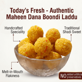 Today’s Fresh (Refine) Boondi Laddu | Authentic Premium Quality Maheen Dana Boondi Laddu | Manner Ladoo