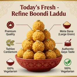 Today’s Fresh (Refine) Boondi Laddu Mota Dana | Premium Quality Boondi Laddoo | Traditional Shadi Special Bundi Laddoo